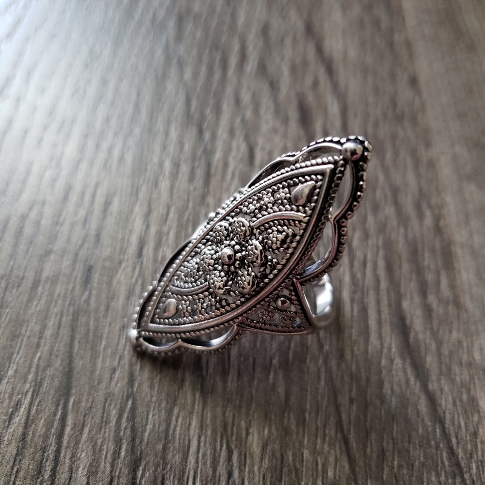 925 solid silver ring - Picture 2 of 4